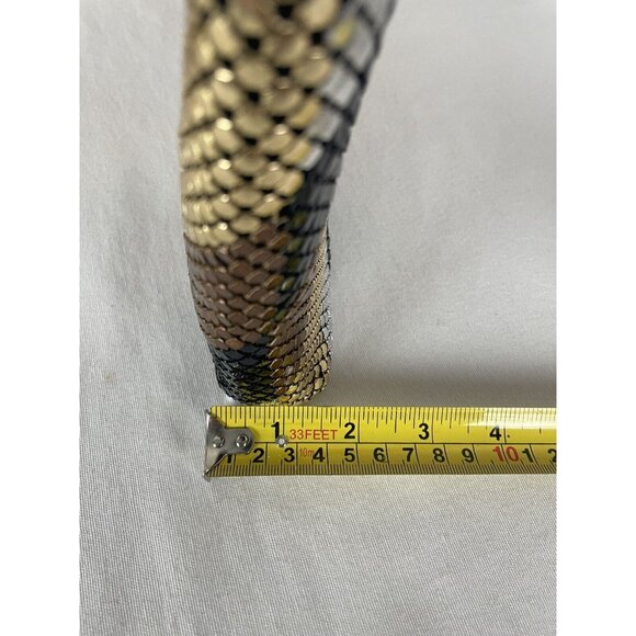 Vintage Bags By Marlo Metal Mesh Evening Shoulder Bag Chain Strap Party Purse - Picture 6 of 8